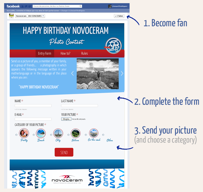 Novoceram facebook page