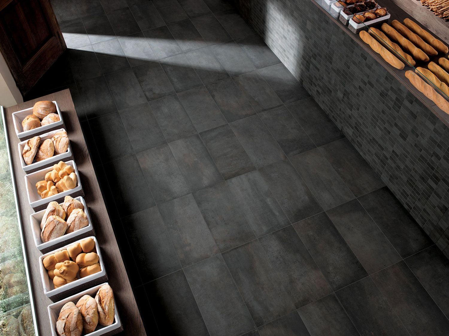 Dark Grey Businesses Tiles Ceramic Antracite Tiles for Businesses