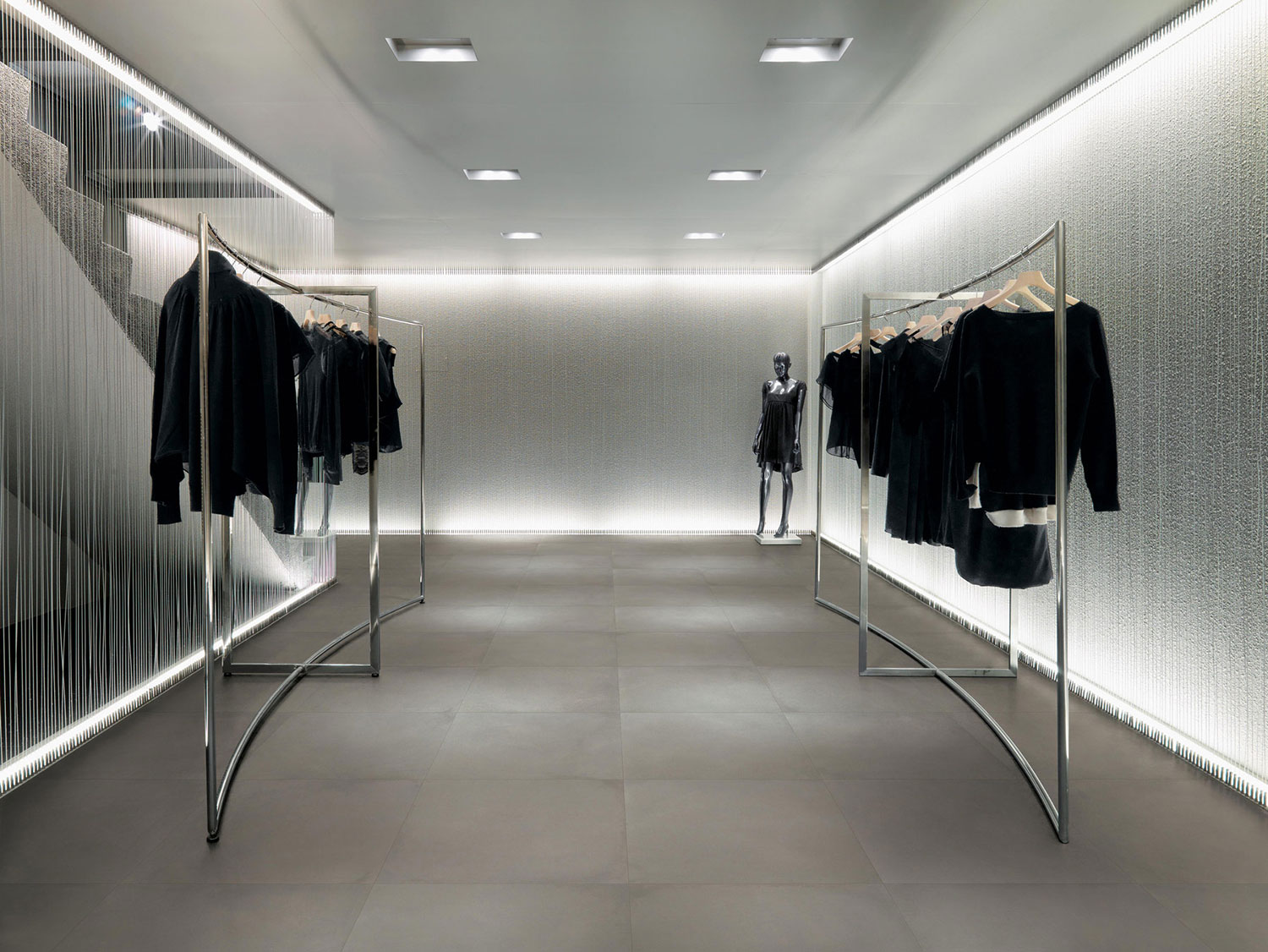 Grey Shops Tiles Novoceram Ceramic Grey Tiles for Shops