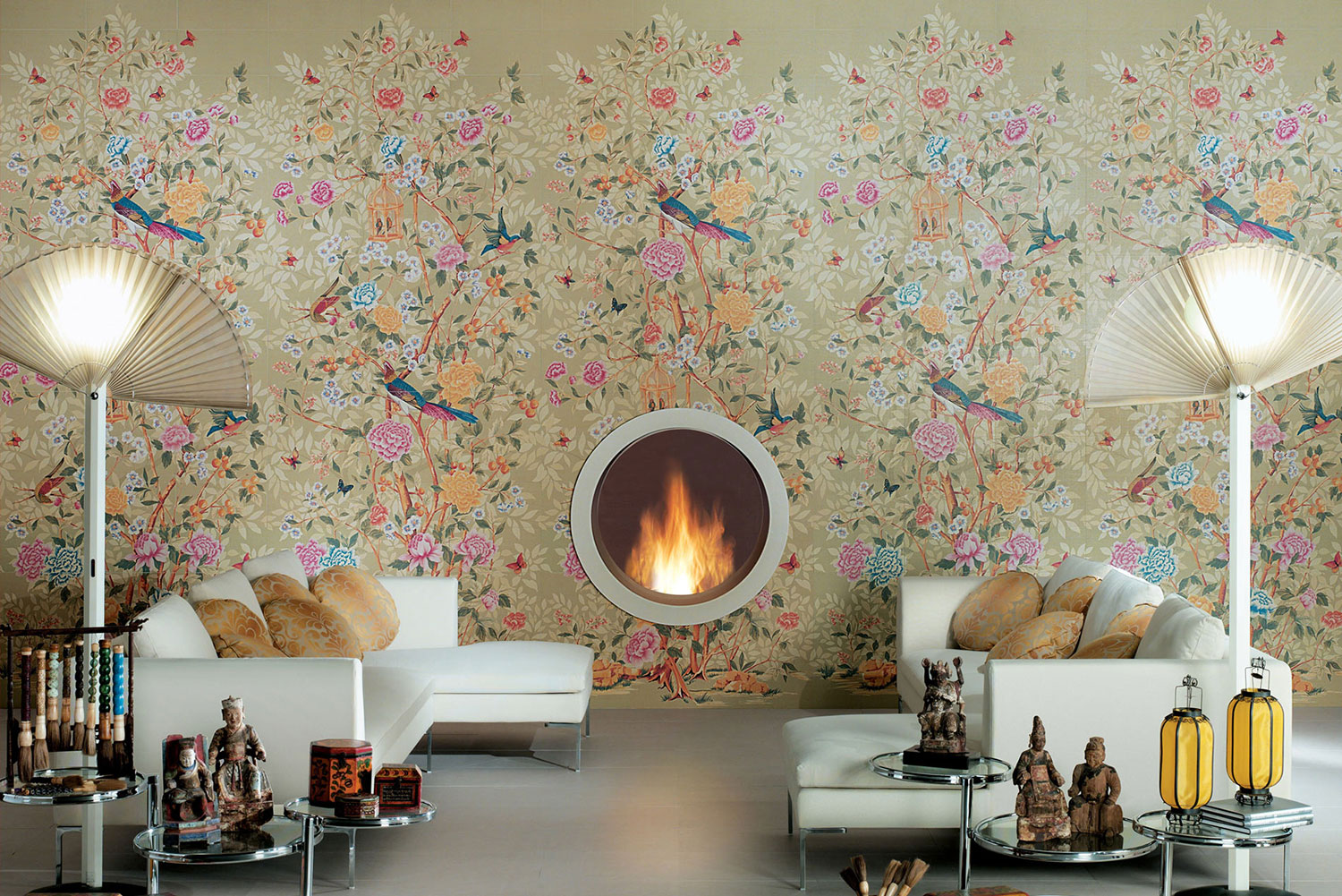 Home Tiles that looks like Wallpaper Tiles for Interiors