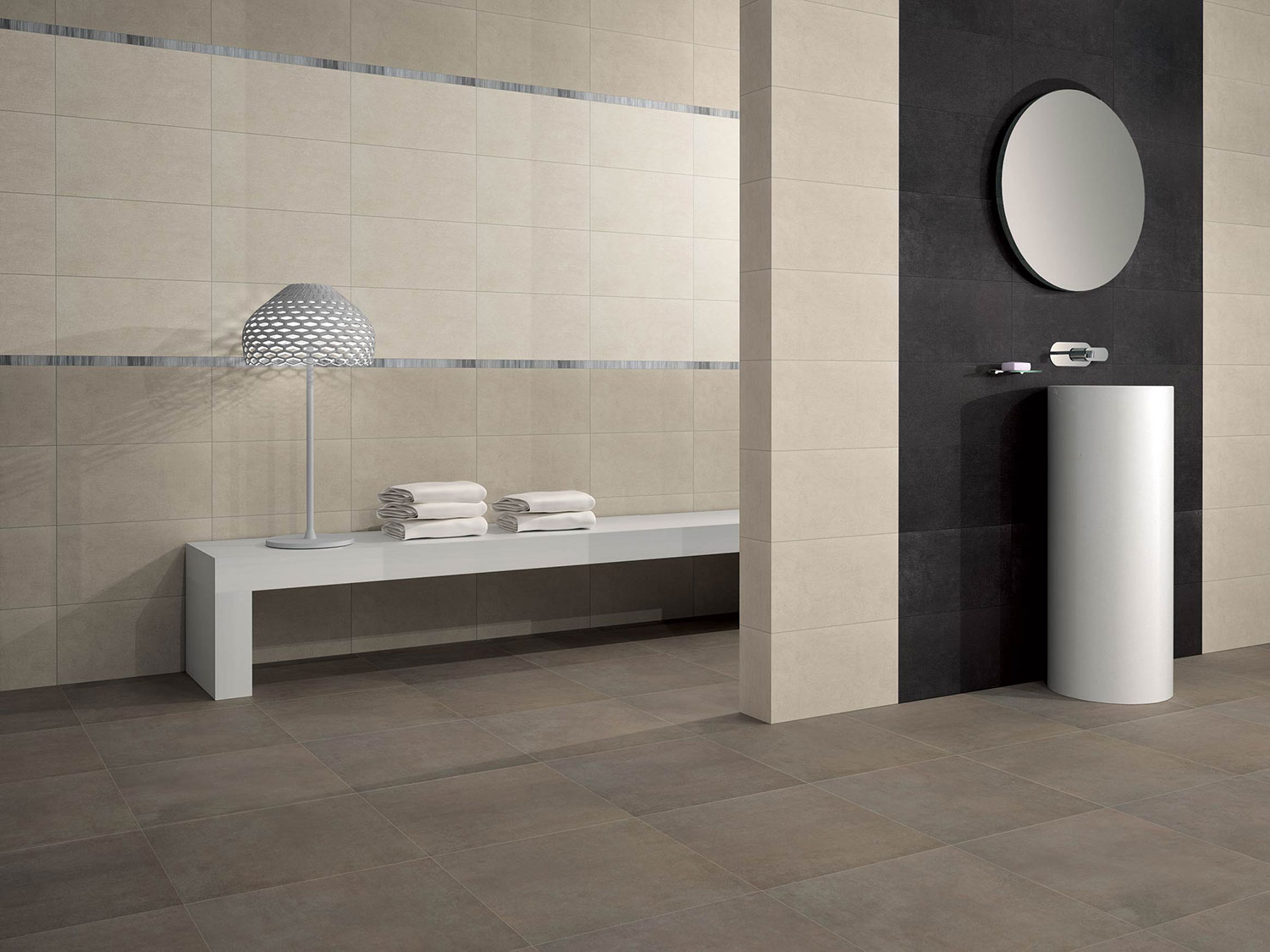Bathroom Tiles that looks like Metal Metal effect tiles for Bathroom
