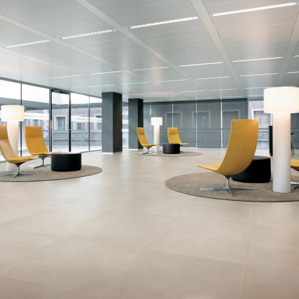 Ciment Ivoire 75x75 - White colour Tiles