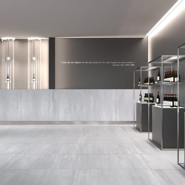 Dax Acier 120x120 - Ceramic Tiles for Shops
