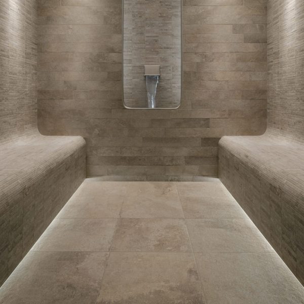 Geo Ivoire 45x45 Mosaique 10x60 - Ceramics 15x1,875 cm