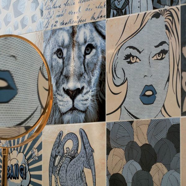 Indigo Décor Mix 20x20 - Tiles 20x20 cm