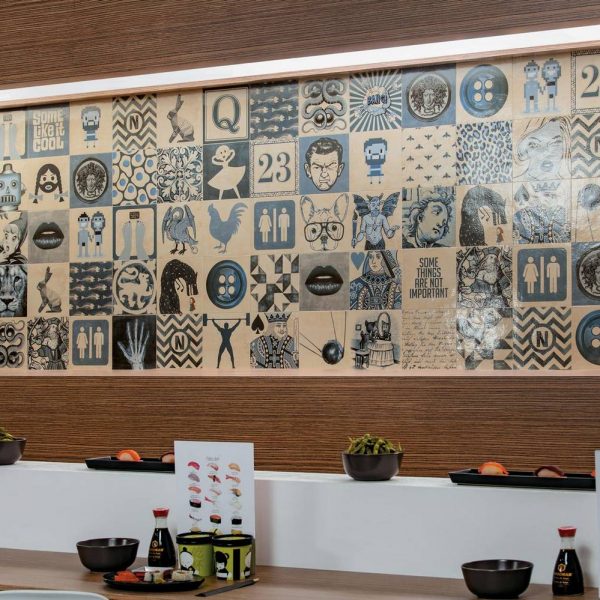 Indigo 20x20cm Beige Tiles