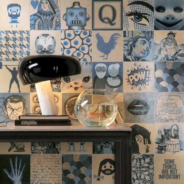 Indigo Décor Mix 20x20 - Small Ceramic Tiles