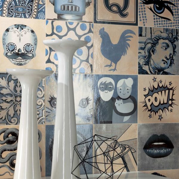 Indigo Décor Mix - Multi coloured Floor