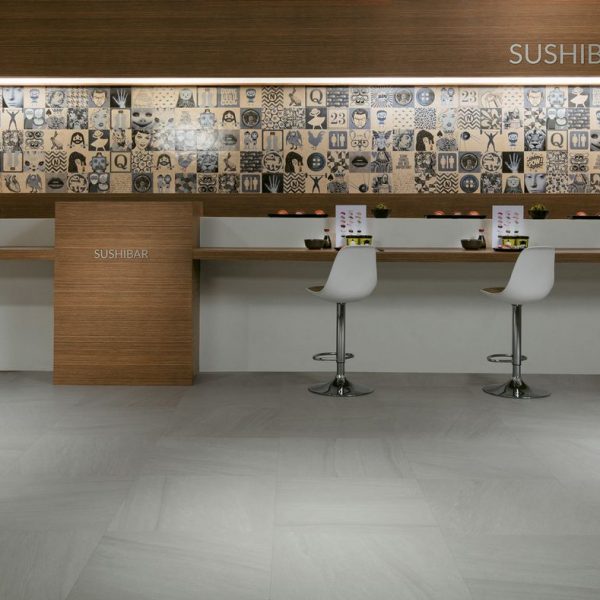 Jasper Gris 60x60 - Light Grey colour Floor