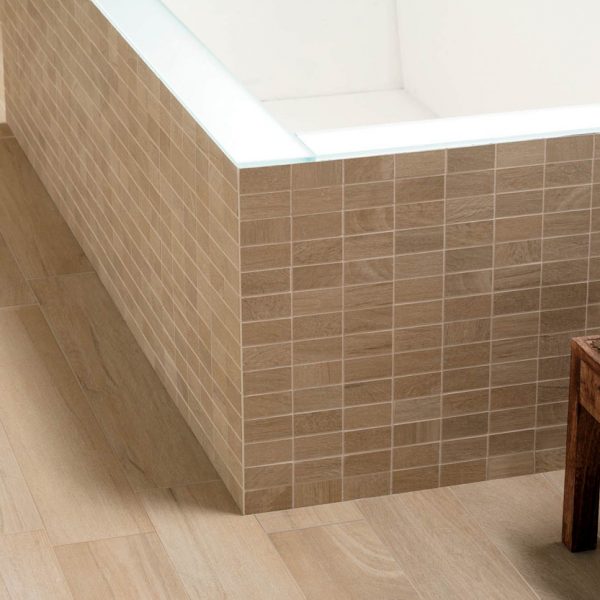 Noa Naturel 15x90 - Noa Naturel 45 Mosaïque 6 col - Porcelain Tiles 7,5x3,75 cm