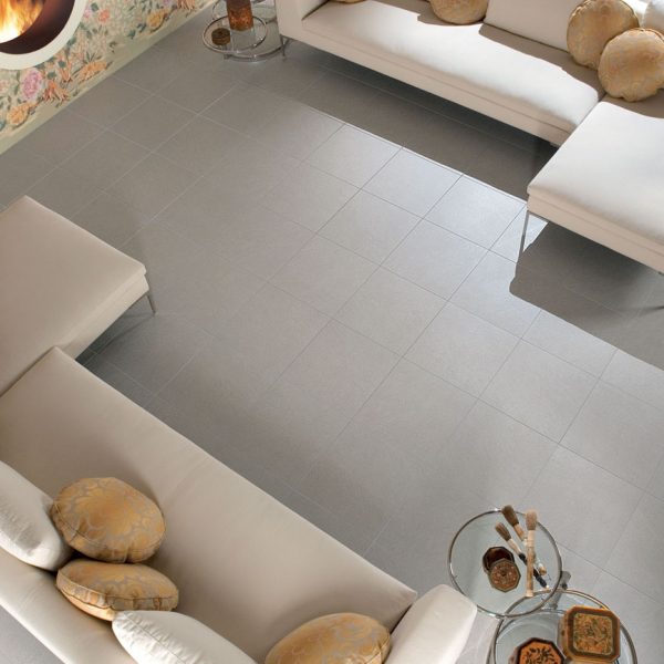 Samsara Ivoire 45x45, Florilège - Porcelain Tiles for Indoor Floor Tiles