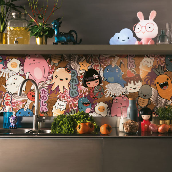 Kawaii Porcelain Wallpaper 80x80