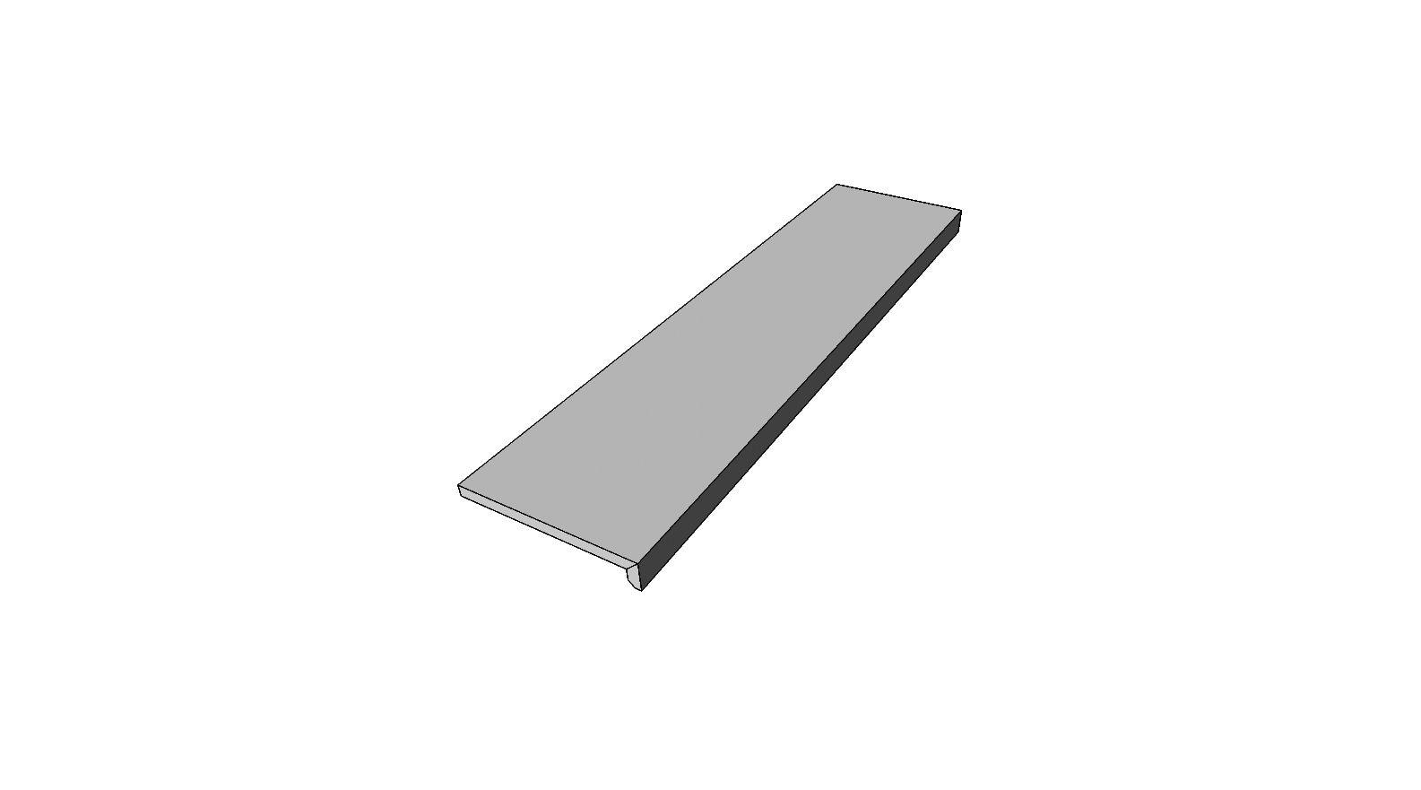 L-board stuck <span style="white-space:nowrap;">12"x24"x2"</span>   <span style="white-space:nowrap;">thk. 20mm</span>