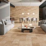 Travertine tiles