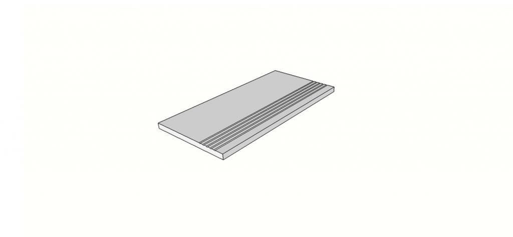 Rounded edge full external angle (2 pcs) <span style="white-space:nowrap;">12"x24"</span>   <span style="white-space:nowrap;">thk. 20mm</span>