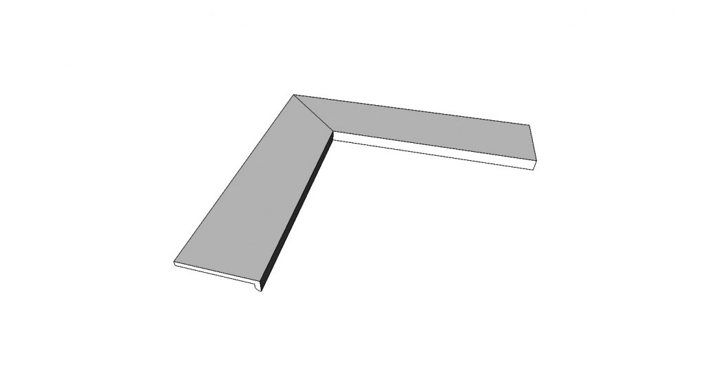 L-board stuck full internal angle (2 pcs) <span style="white-space:nowrap;">24"x2"</span>   <span style="white-space:nowrap;">thk. 20mm</span>