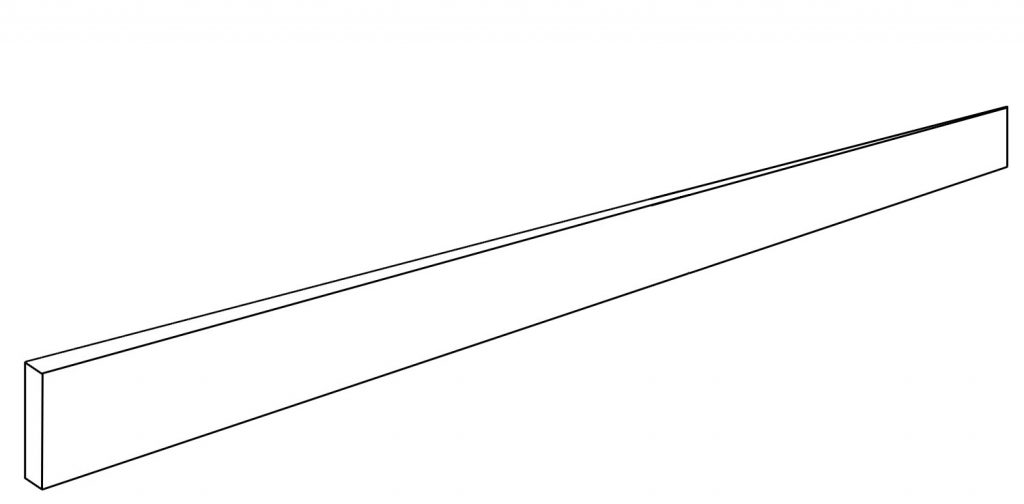 Baseboard <span style="white-space:nowrap;">3"x48"</span>