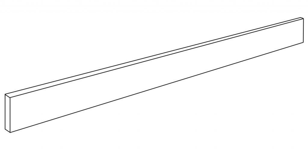 Baseboard <span style="white-space:nowrap;">3"x36"</span>