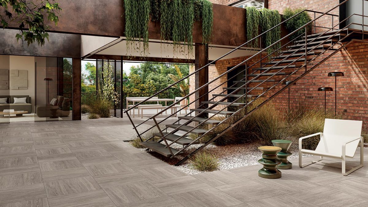 Biophilic design with wood effect tiles