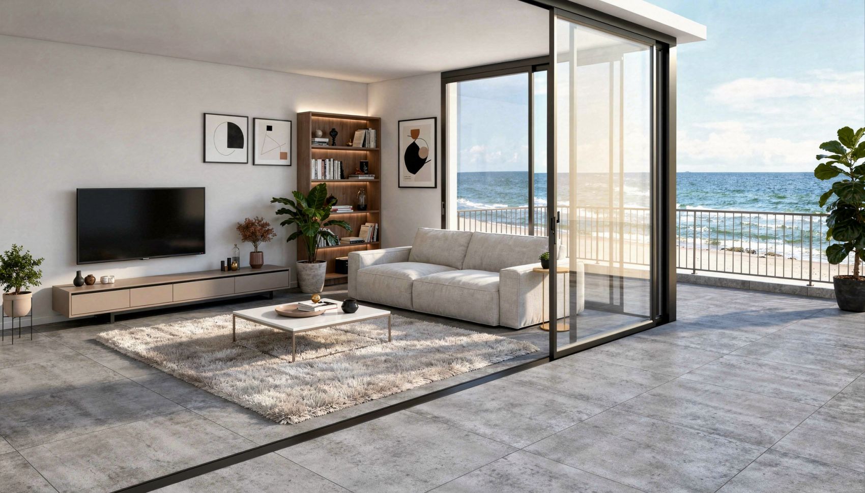  matching indoor and outdoor tiles