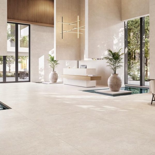 beige stone effect tiles