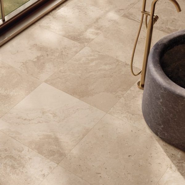 beige stone effect tiles