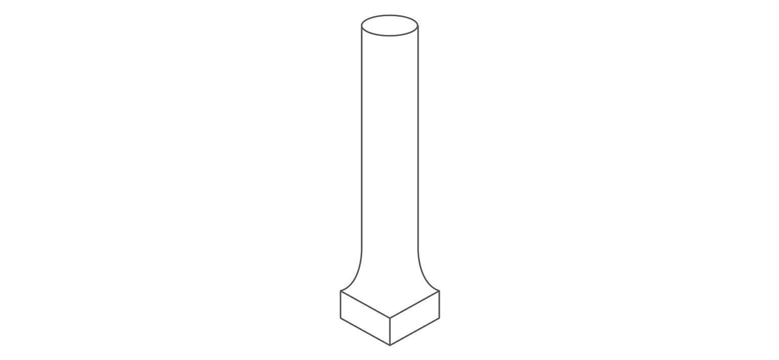 External angle <span style="white-space:nowrap;">2"x4"</span>