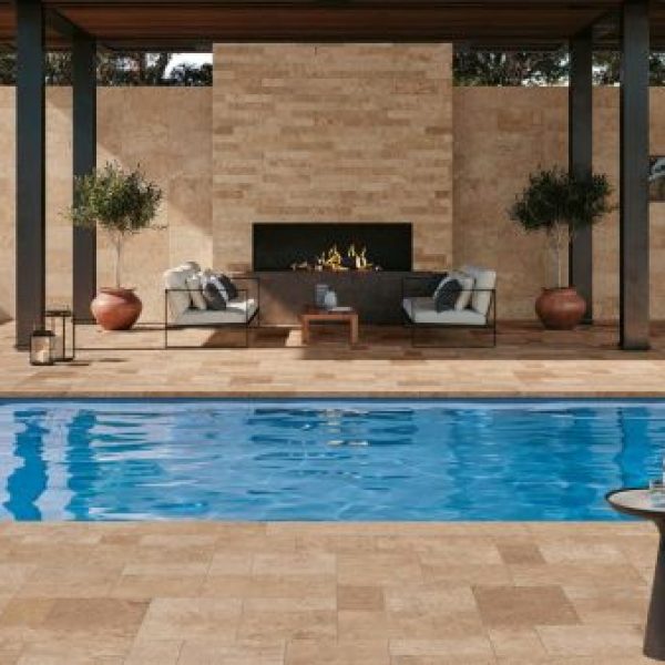 beige stone effect tiles