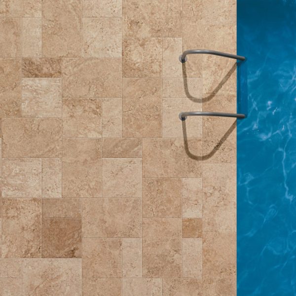 beige stone effect tiles