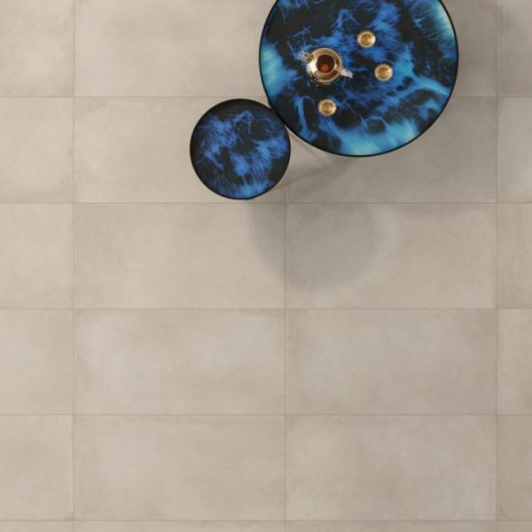 beige concrete tiles