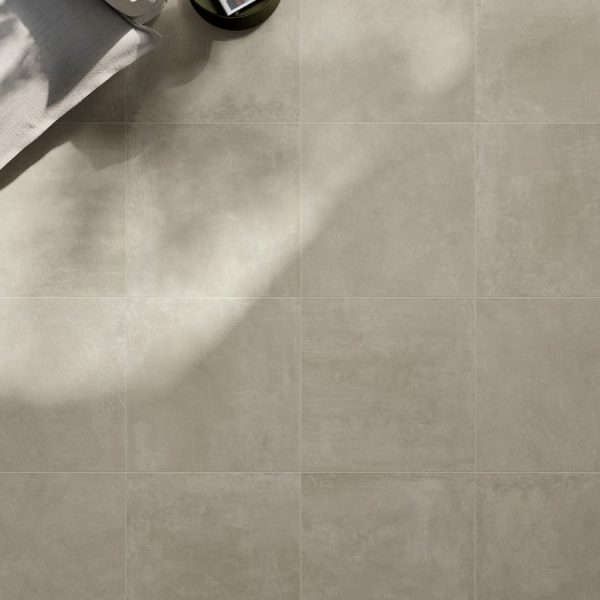 beige concrete tiles