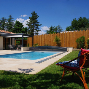 Travertine-effect tiles – Dépio & Cédric Pierre Paysage