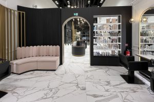 Marble-effect interior flooring - AEC Réalisation