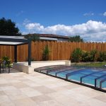 Terrace with Tiber tiles – Dépio & Cédric Pierre Paysage