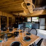 Zéphyr tiling in the dining room - Chalet "Par Amour"