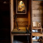 Stone-effect tiling in the ski room - Chalet "Par Amour"