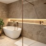 Solithe stone-effect porcelain stoneware - Colombine Viallet Architecte